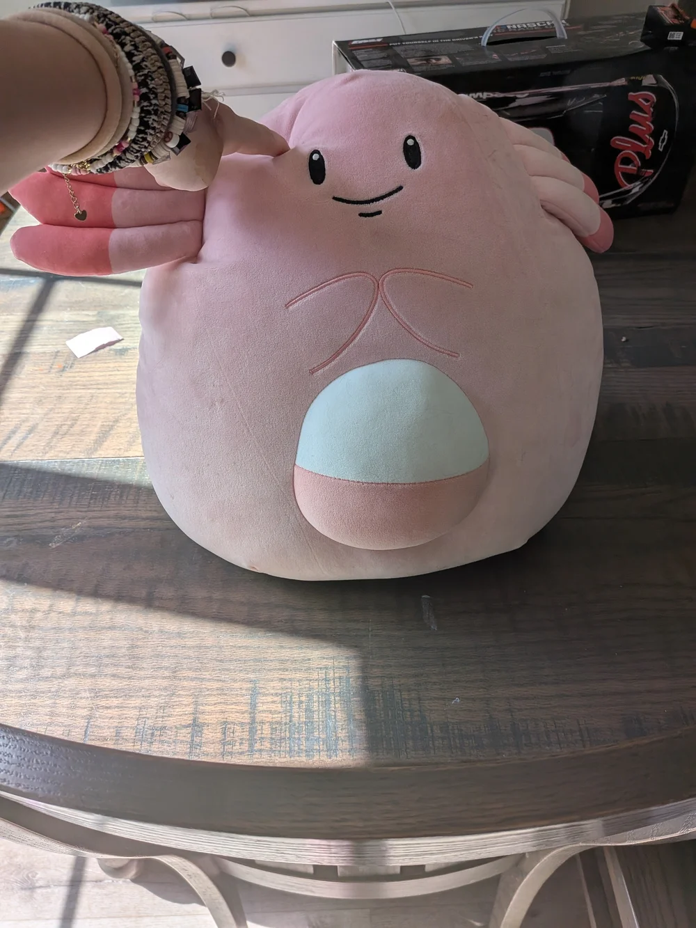 Squishmallow Lot of 4 – Jumbo Pokémon Chansey, Zero, Blue Lobster & Green Turtle